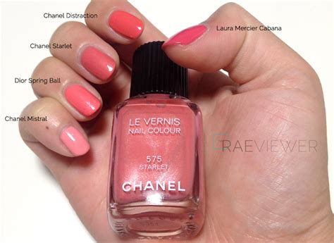 chanel starlet 575 nail polish|Chanel Le Vernis in Starlet 575 Nail Polish Review, Photos, .